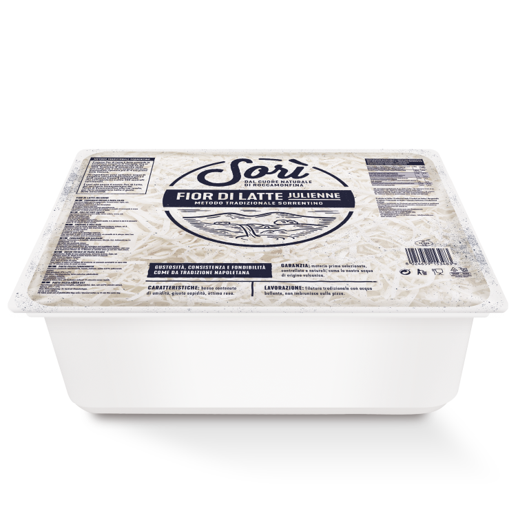 Mozzarella fior di latte julienne kg Sori